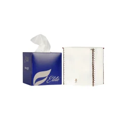 Kleenex Box Square Cuoio White