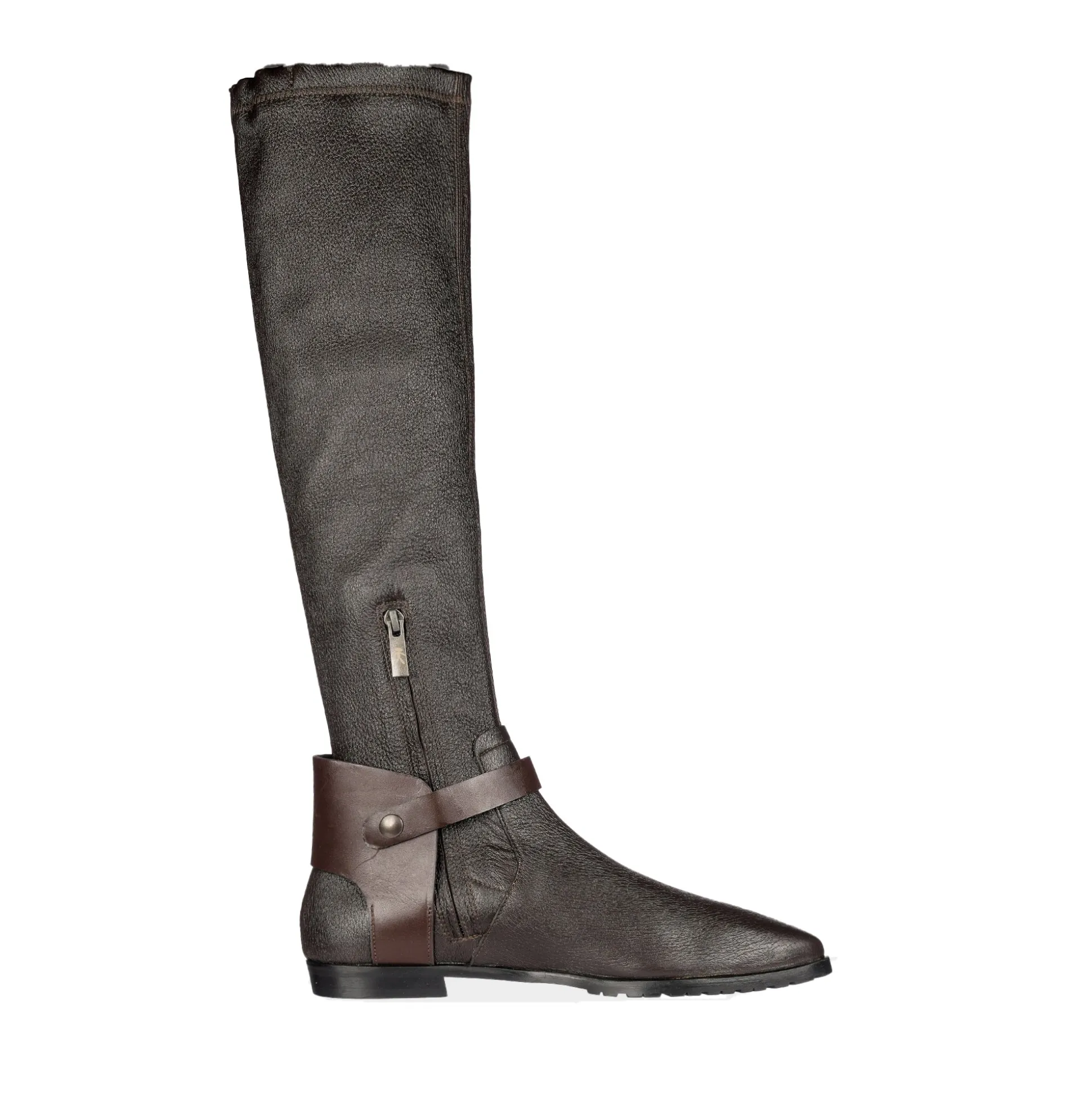 Knee Boot Old Iron Stretch