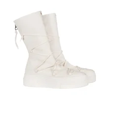 Laces Boot Old Iron White