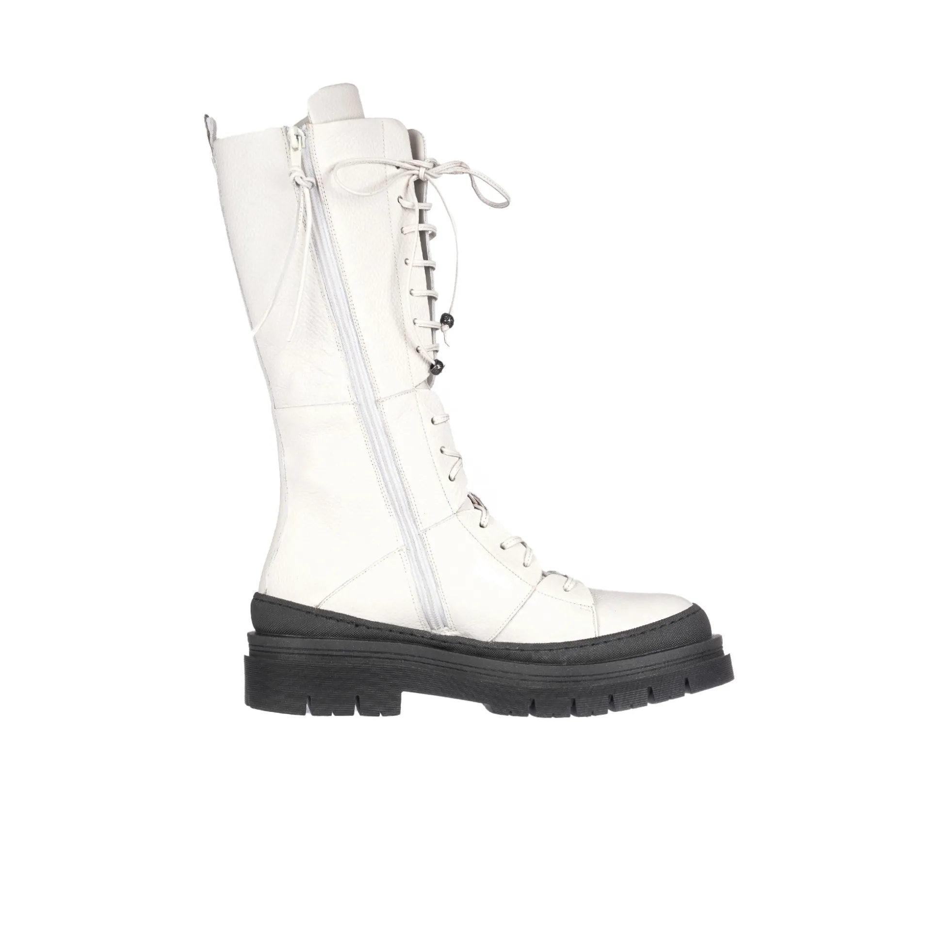 Lace-up Boot Muflone White