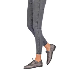 Lace-Up Loafer Ranch Silver Chocolate