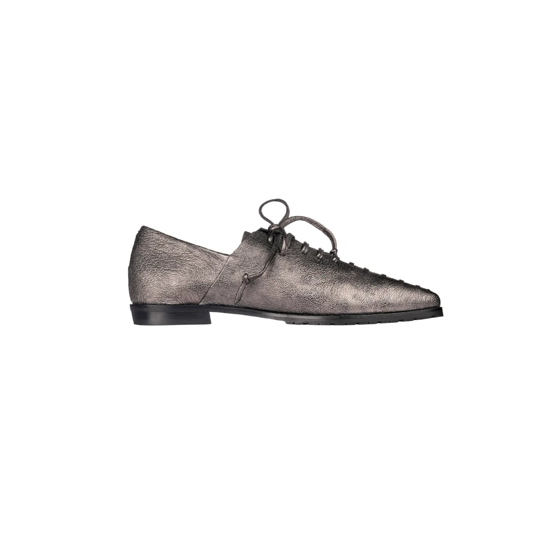 Lace-Up Loafer Ranch Silver Chocolate