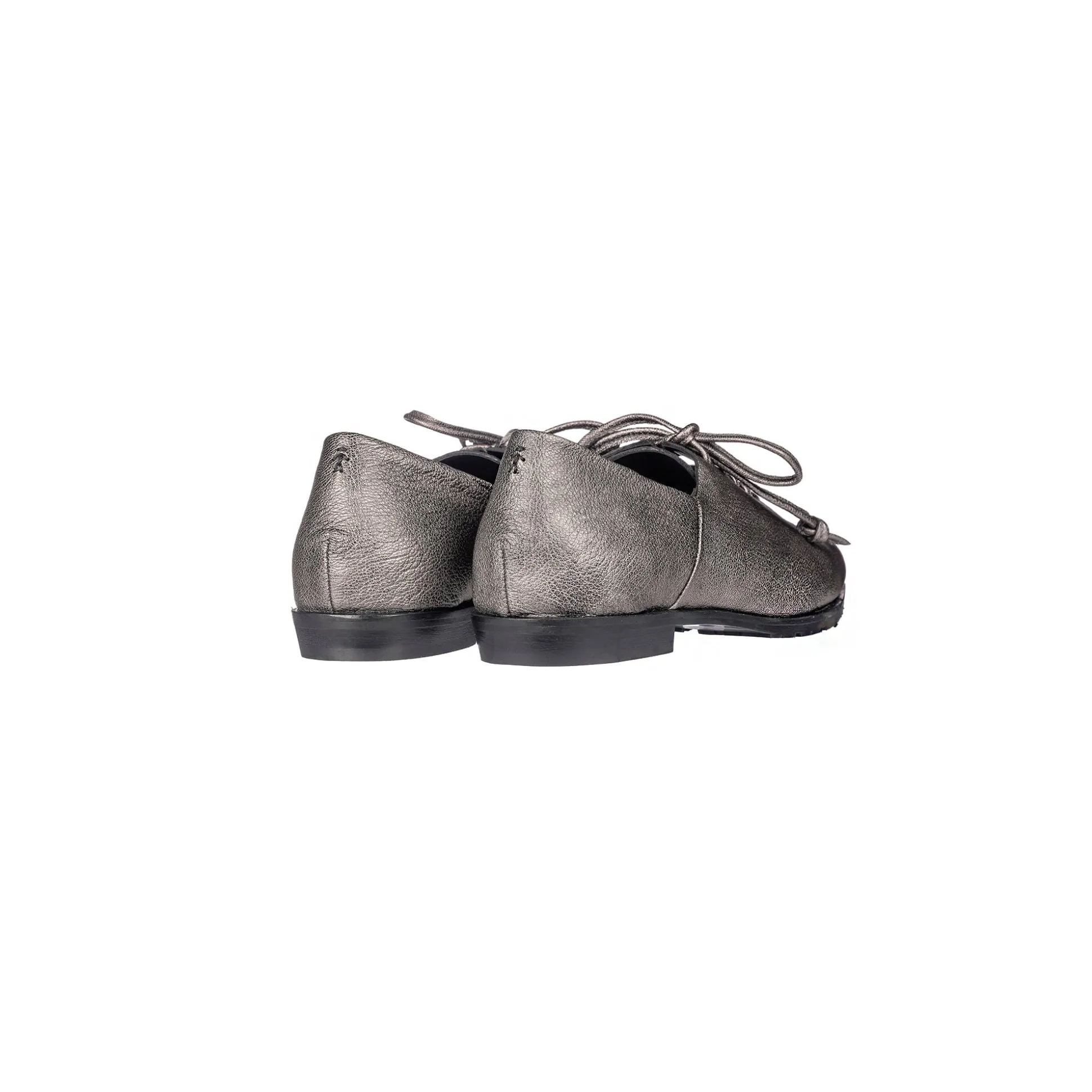 Lace-Up Loafer Ranch Silver Chocolate