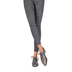 Lace-Up Loafer Ranch Silver Chocolate