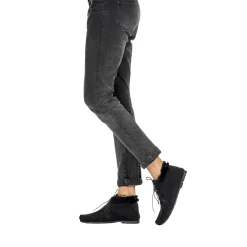 Lace-Up Shearling High Loafer