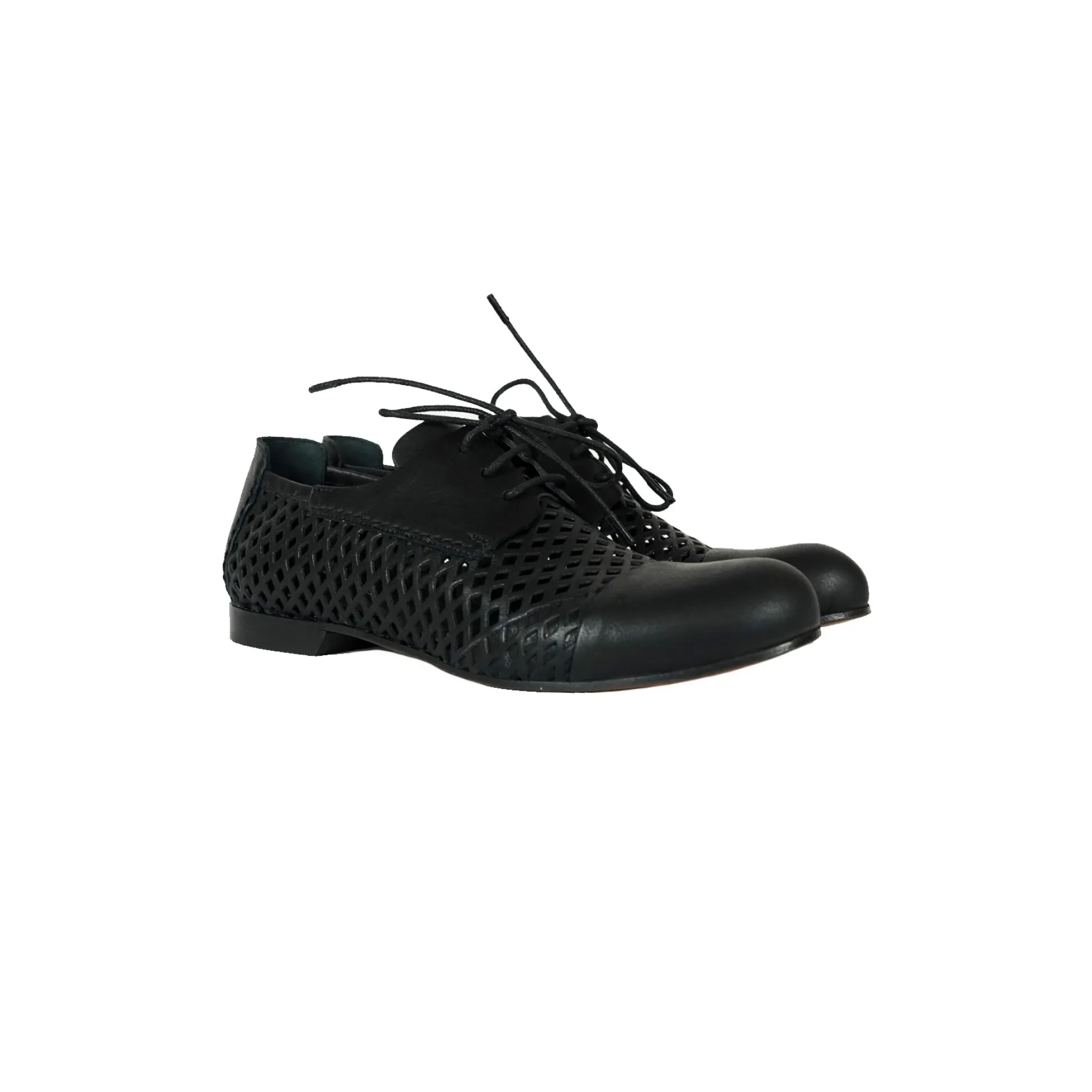 Lace-Up Shoes Messico Laserato Black