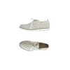 Lace-Up Shoes Traforato Chalk White