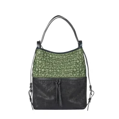 Lara Backpack L Omino Nylon Forest Green