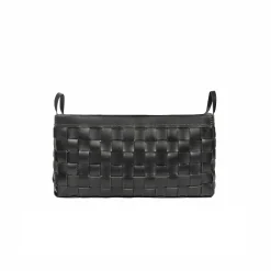 Large Basket Leather Black