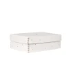 Leather Box Perline L White