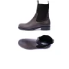 Leather Gored Bootie Brown