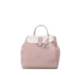 Lia Backpack L Cervo/Printed Croco Pink
