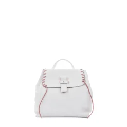 Lucy Backpack M Lacci Cervo Chalk White