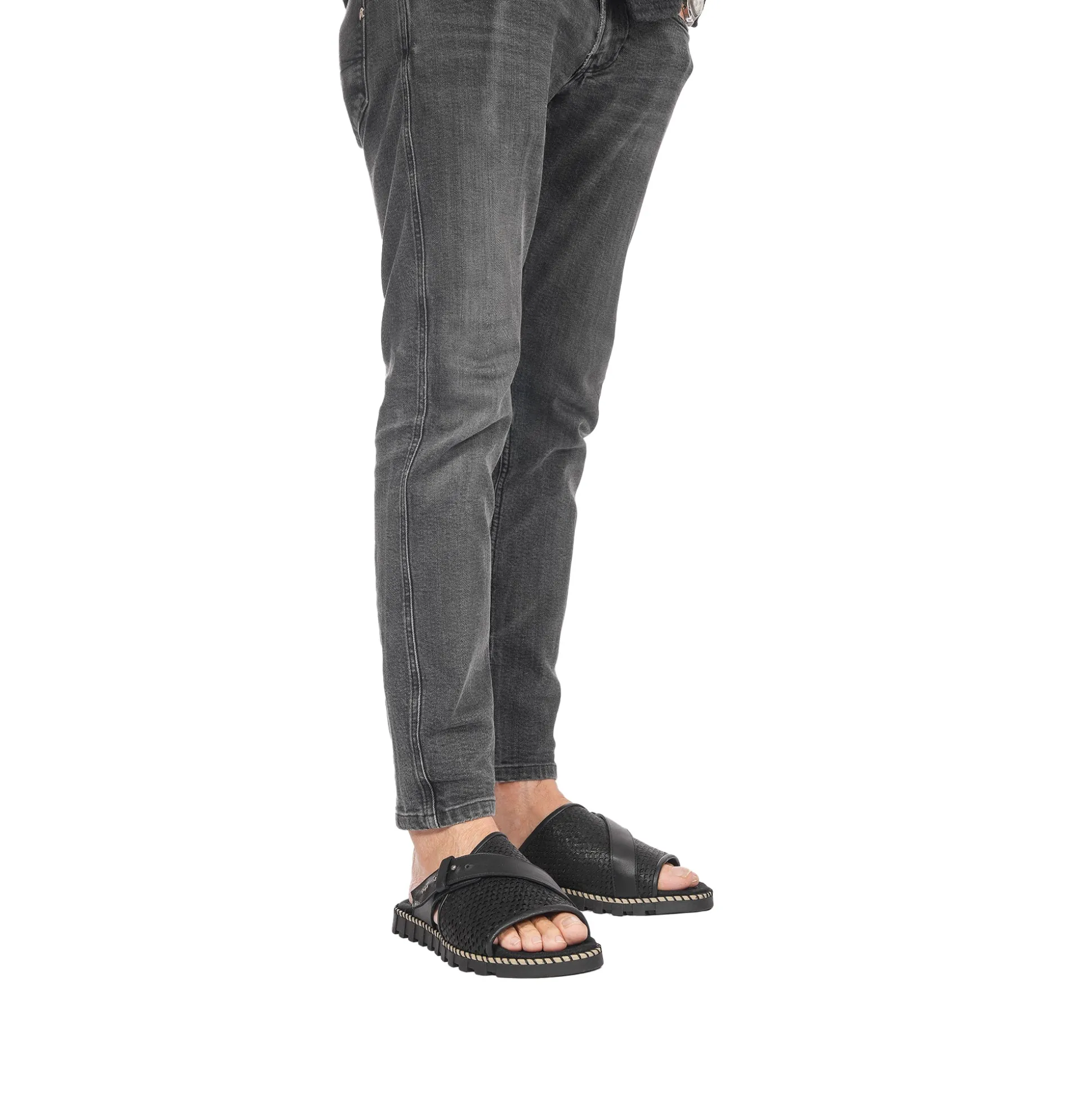 Man Slipper Scaglia Black