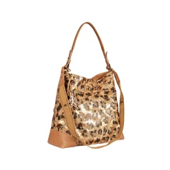 Minerva L Fabric Juta Natural Gold