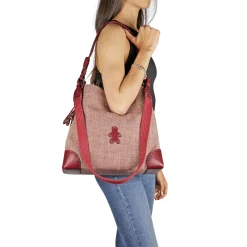 Minerva L Fabric Solero Neutral Red