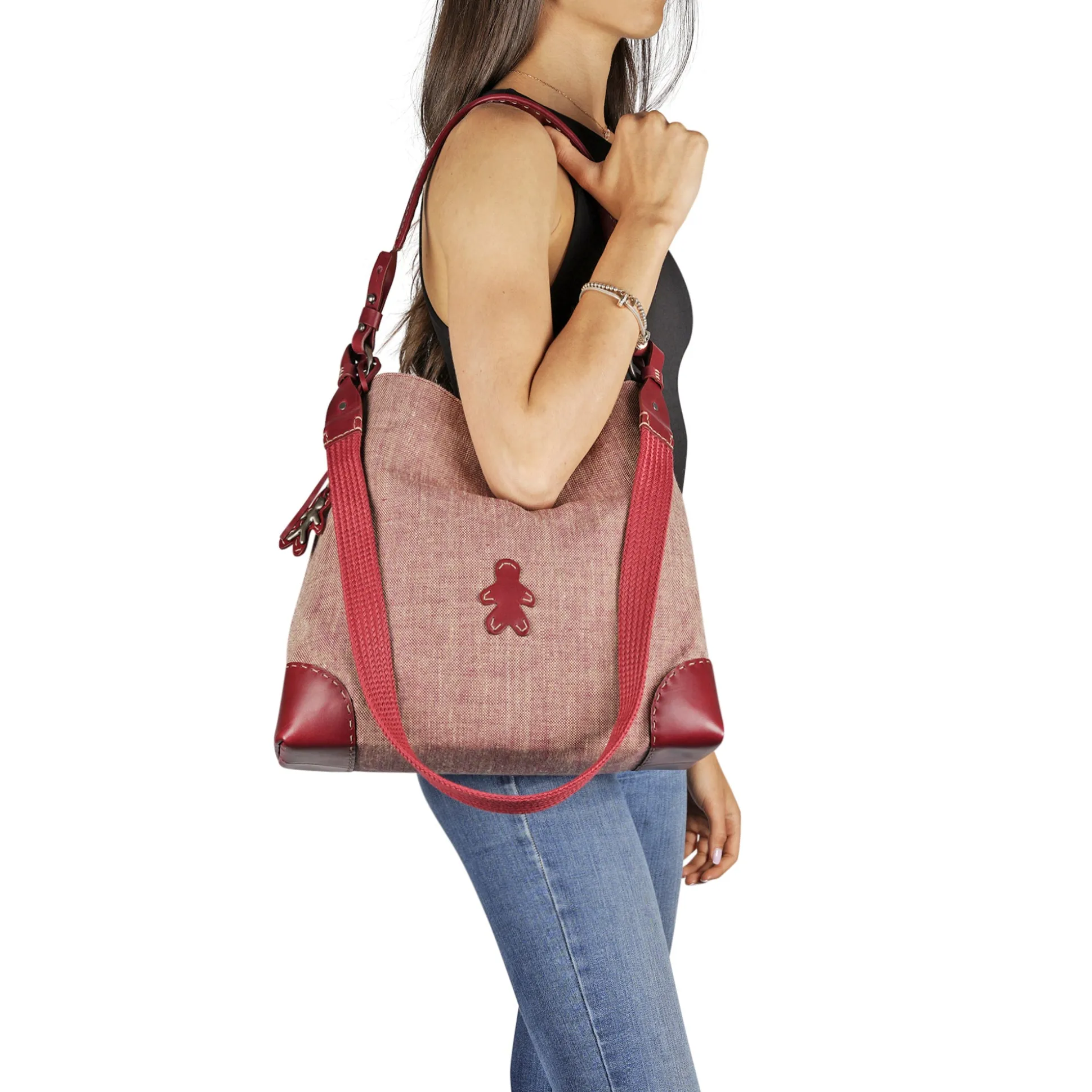 Minerva L Fabric Solero Neutral Red
