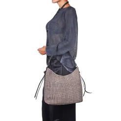 Minerva Zip M Intr. Crochet Grey