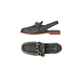 Moccasins Chanel Mesh Black