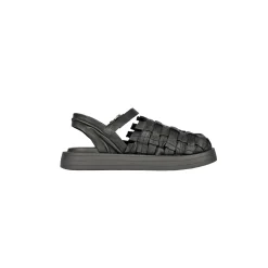 Mule Intreccio Cesta Black