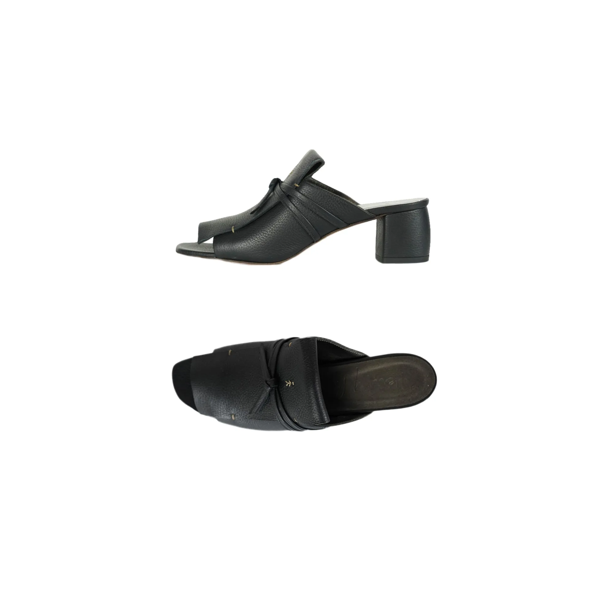 Mule Sandal Nodo Cervo Black