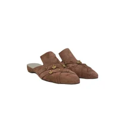 Mules Argentini Suede Brown
