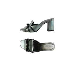 Mules Sandal Nodo Cangiante Lime