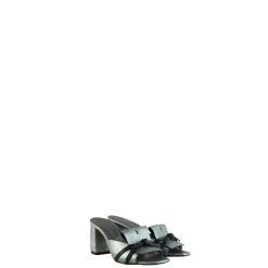 Mules Sandal Nodo Cangiante Lime