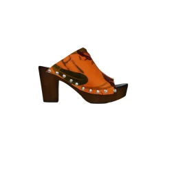 Mules Stampa Masai Orange