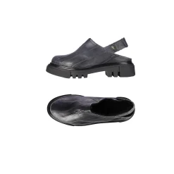 Open Back Slipper Plissettato Deep Blue