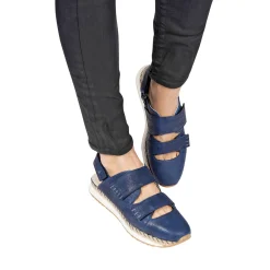Open Back Sneaker Vegetal Wash Deep Blue