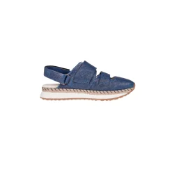 Open Back Sneaker Vegetal Wash Deep Blue