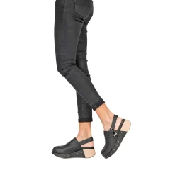 Platform Clog Martellato Black