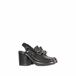Platform Moccasin Old Iron Black