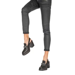Platform Moccasin Old Iron Black
