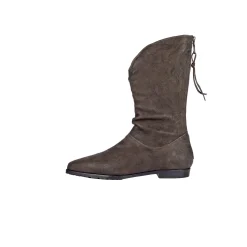 Pointed Boot Grattato Dark Brown