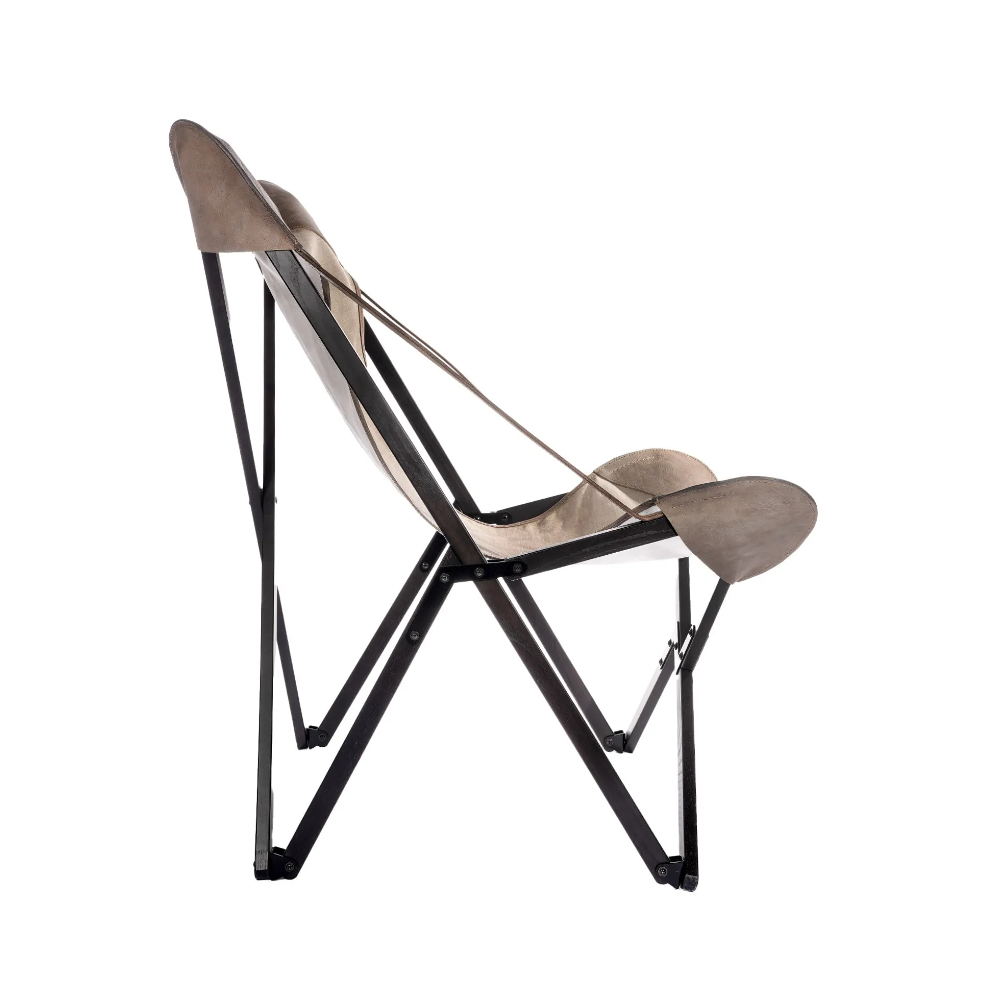 Poltrona Milady Lino Natural Foster Grey