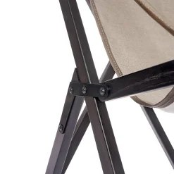 Poltrona Milady Lino Natural Foster Grey