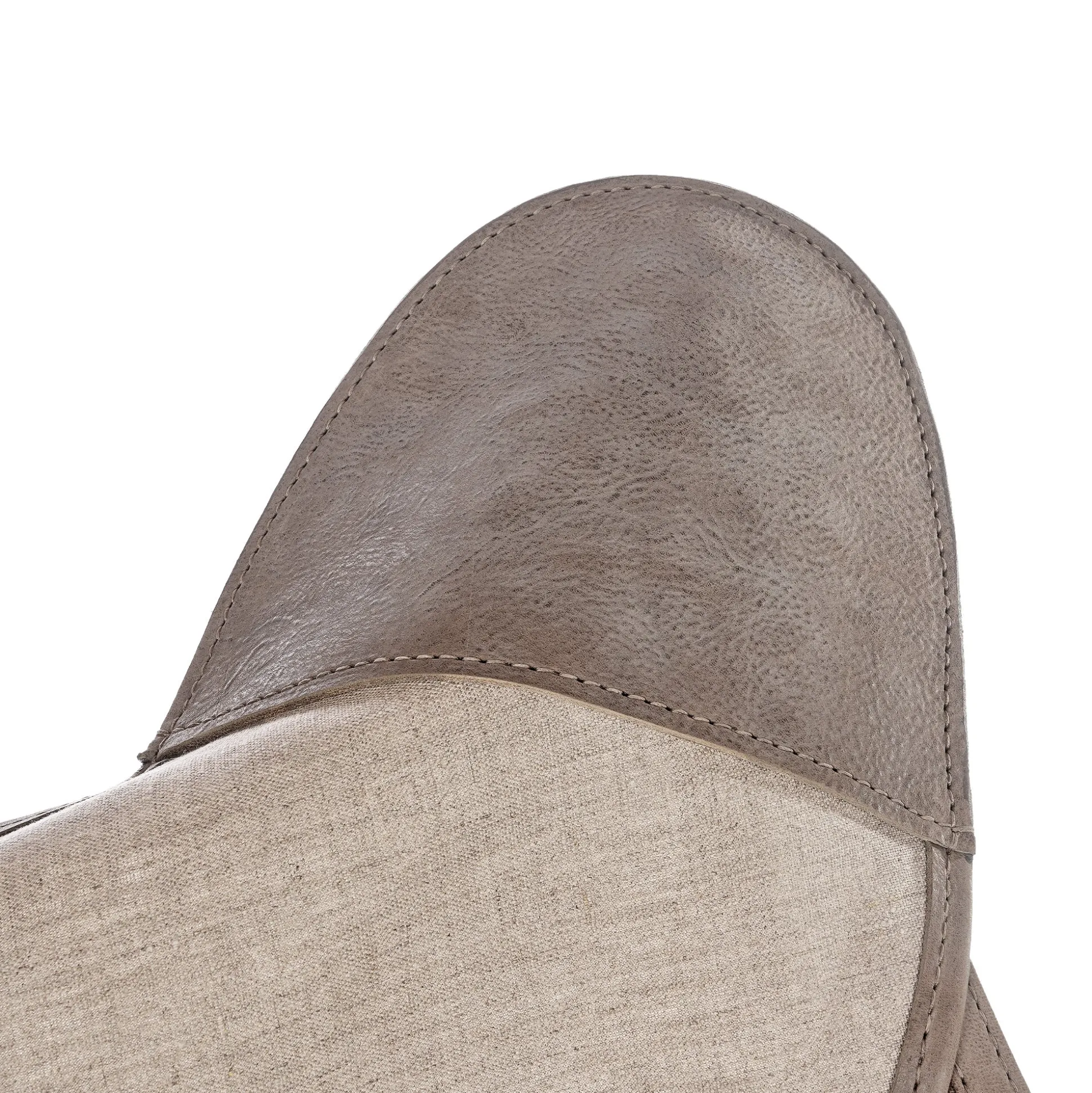 Poltrona Milady Lino Natural Foster Grey
