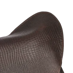 Poltrona Milady Printed Crocodile Brown
