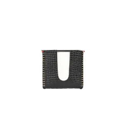 Post-it Holder Printed Croco Black