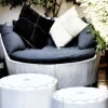 Pouf New Casablanca L Cervo White