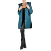 Quilt Omino Nylon Parka Teal