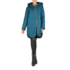 Quilt Omino Nylon Parka Teal