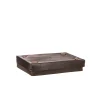 Rectangular Cuoio Leather Box Dado Murrine Ebony