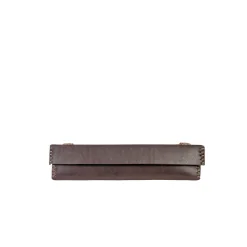 Rectangular Cuoio Leather Box Dado Murrine Ebony