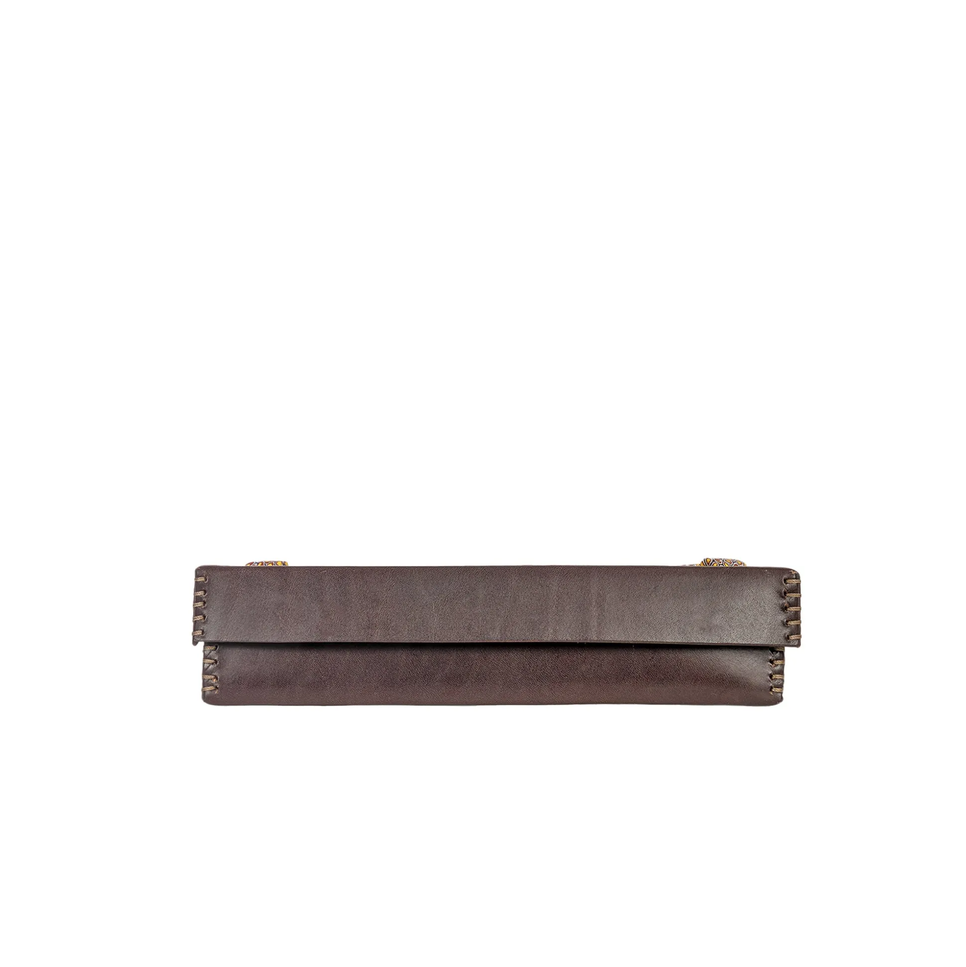 Rectangular Cuoio Leather Box Dado Murrine Ebony