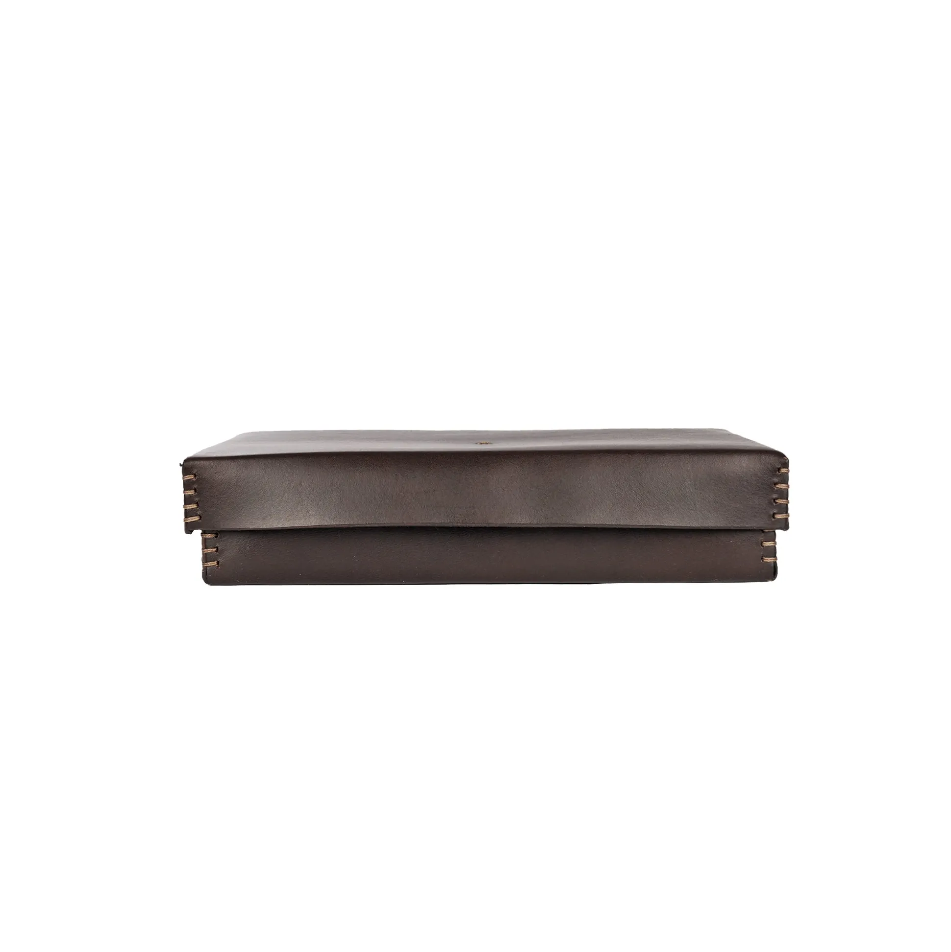 Rectangular Leather Box Dado Ebony