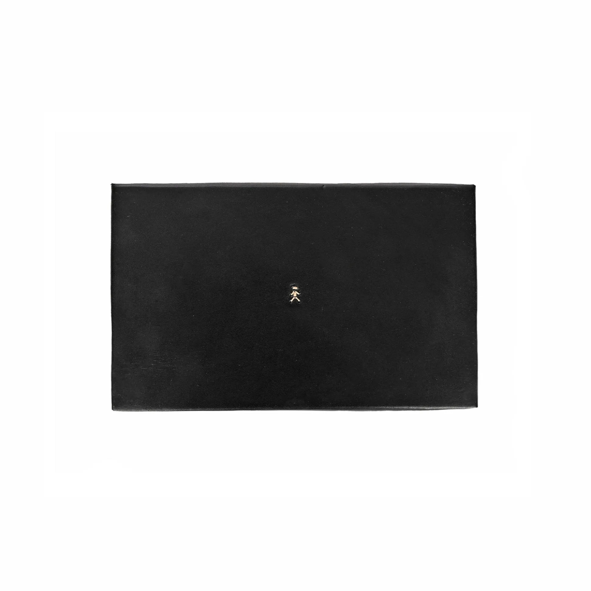 Rectangular Leather Box Dado Black