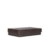 Rectangular Printed Crocodile Leather Box Dado Murrine Ebony
